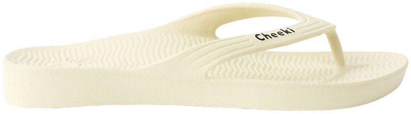 Cheeki Arch Support Thongs Black Womens Size