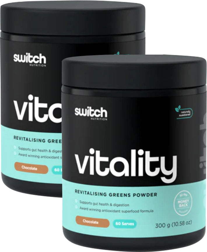 Switch Nutrition Vitality Switch Powder Bundle Pack (60 Serve x 2)