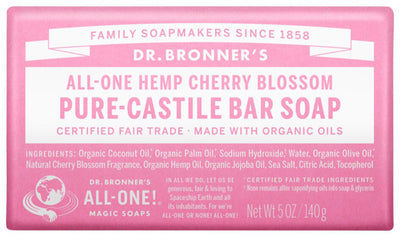 Dr. Bronner's Pure-Castile Bar Soap (Hemp All-One) 140g