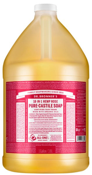Dr. Bronner's Pure-Castile Soap Liquid (Hemp 18-in-1) 3.78L