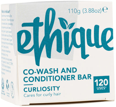 Ethique Bar Co-Wash and Conditioner Curliosity (Cares For Curly Hair) 110g