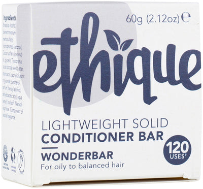 Ethique Bar Conditioner Lightweight Solid Wonderbar (For Oily To Balanced Hair) 60g