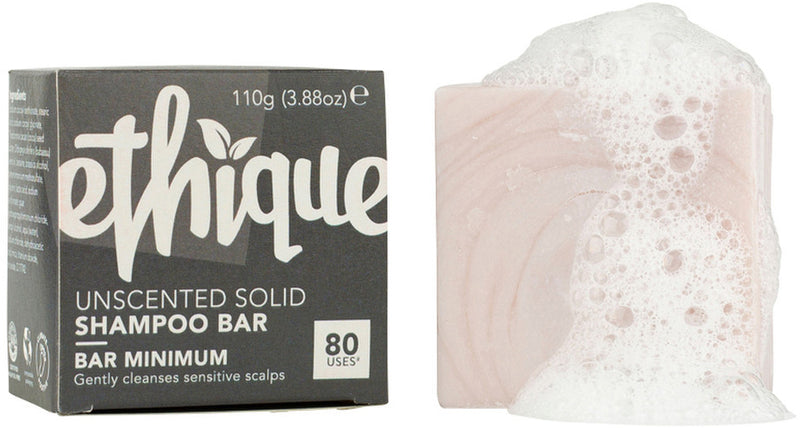 Ethique Bar Shampoo Solid Bar Minimum (Gently Cleanses Sensitive Scalps) Unscented 110g