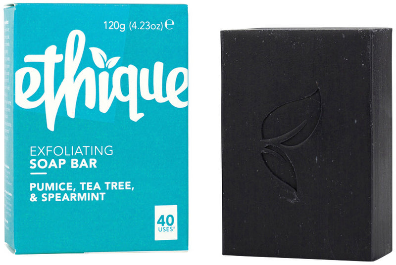 Ethique Bar Soap Exfoliating Pumice, Tea Tree & Spearmint 120g