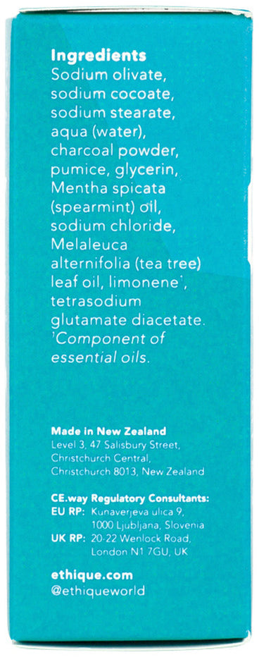 Ethique Bar Soap Exfoliating Pumice, Tea Tree & Spearmint 120g
