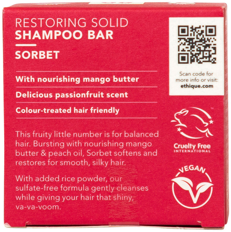 Ethique Bar Shampoo Restoring Solid Sorbet (For Balanced Hair) 110g