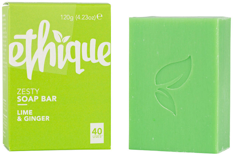 Ethique Bar Soap Zesty Lime & Ginger 120g