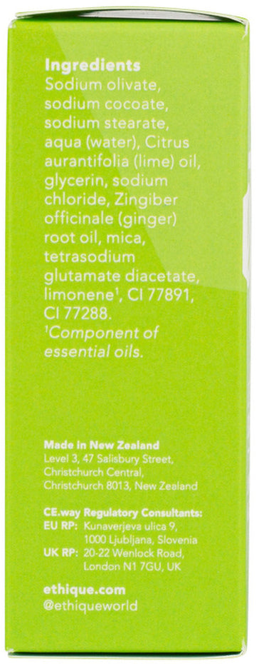 Ethique Bar Soap Zesty Lime & Ginger 120g