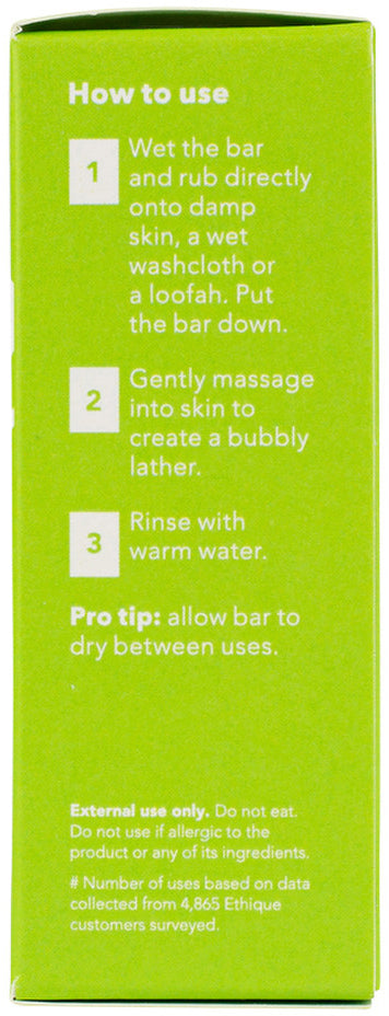 Ethique Bar Soap Zesty Lime & Ginger 120g