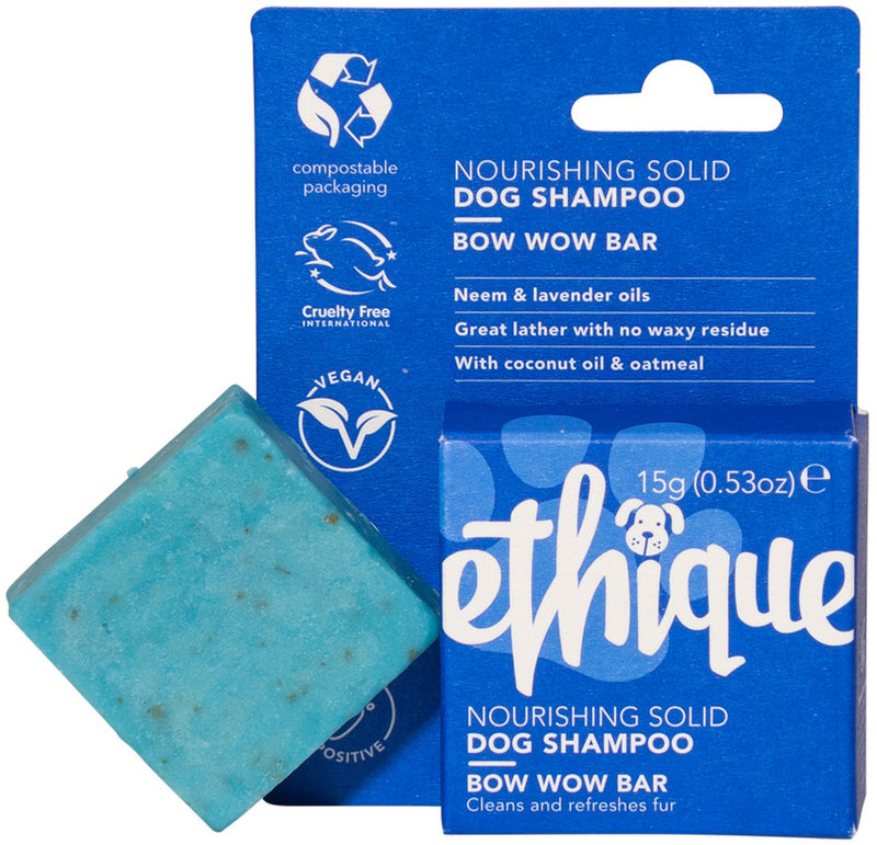 Ethique Dog Bar Shampoo Solid Bow Wow Bar 15g