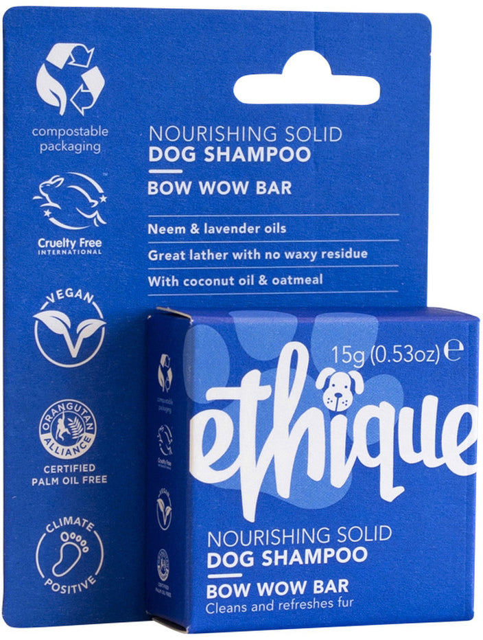 Ethique Dog Bar Shampoo Solid Bow Wow Bar 15g