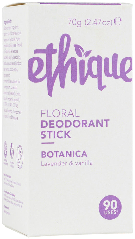 Ethique Deodorant Stick Floral Botanica Lavender & Vanilla 70g