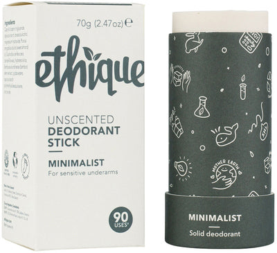 Ethique Deodorant Stick Minimalist Unscented (For Sensitive Underarms) 70g