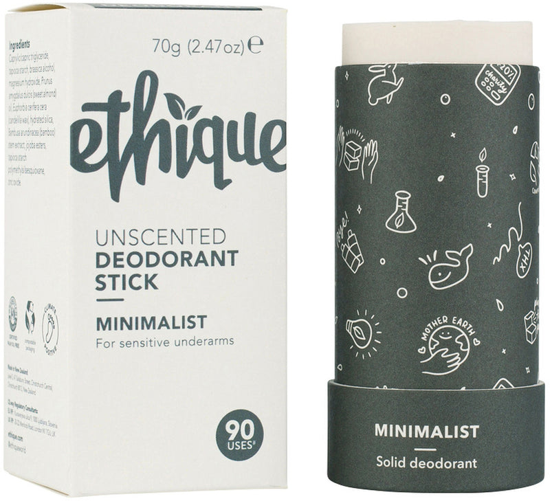 Ethique Deodorant Stick Minimalist Unscented (For Sensitive Underarms) 70g