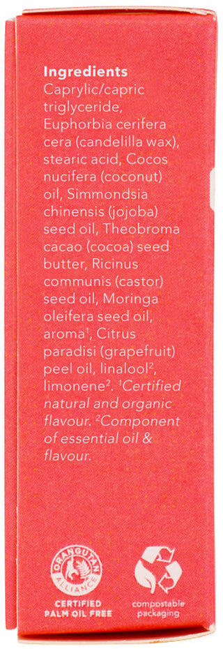 Ethique Lip Balm Nourishing Juicy Pink Grapefruit & Vanilla 9g