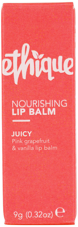 Ethique Lip Balm Nourishing Juicy Pink Grapefruit & Vanilla 9g
