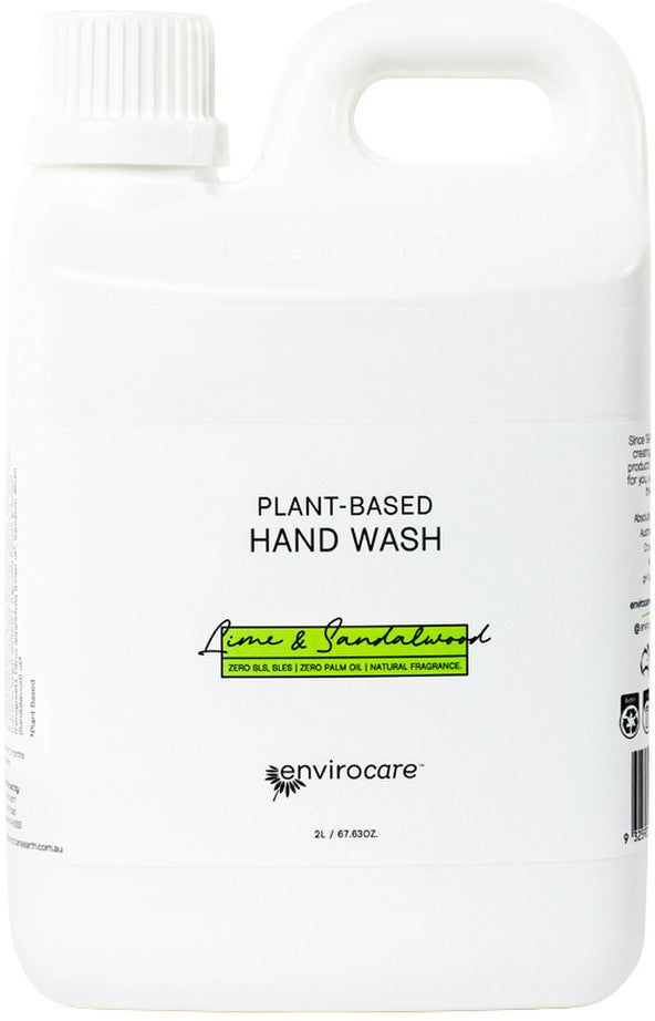 EnviroCare Plant-Based Hand Wash Lime Sandalwood 2L
