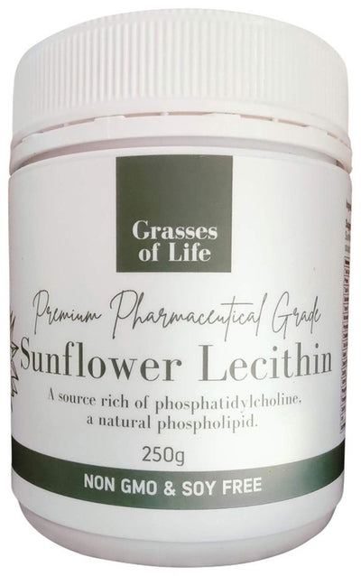 Grasses of Life Premium Pharmaceutical Grade Sunflower Lecithin 250g