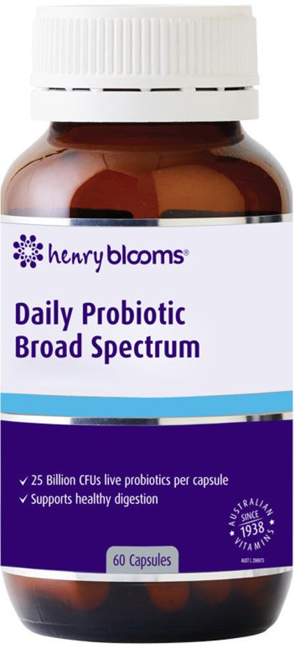 H.Blooms Daily Probiotic Broad Spectrum 60 Capsule