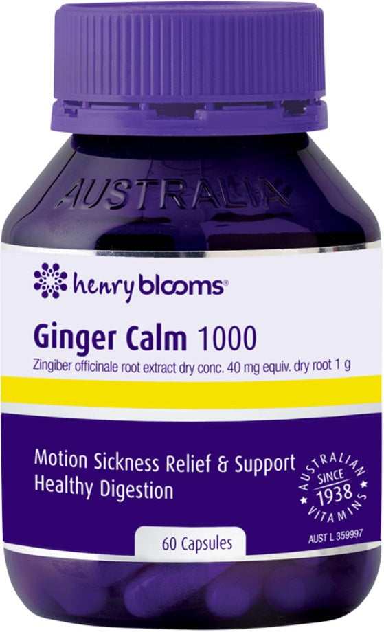 H.Blooms Ginger Calm 1000 60 Capsule