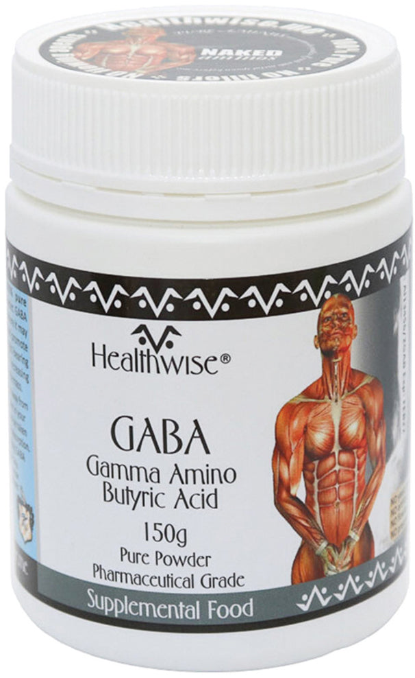 HealthWise GABA (Gamma Amino Butyric Acid) 150g