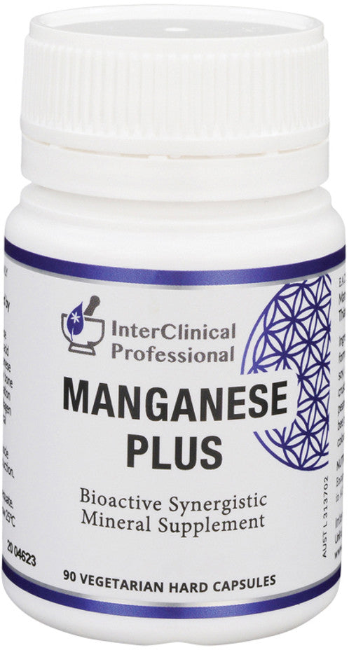 InterClinical Professional Manganese Plus 90 Vegetarian Capsules