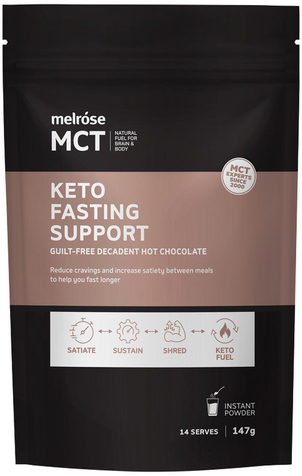 Melrose MCT Keto Fasting Support (Guilt-Free Decadent Hot Chocolate) 147g