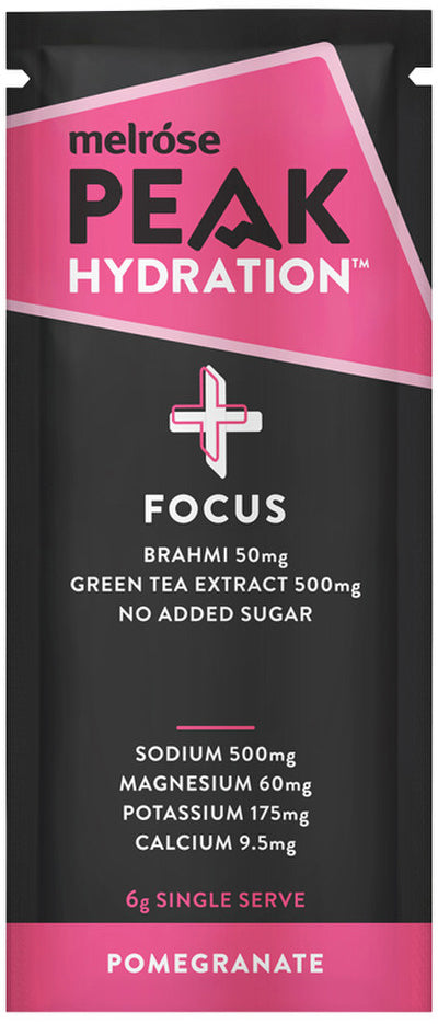 Melrose Peak Hydration + Focus Pomegranate Sachet 6g