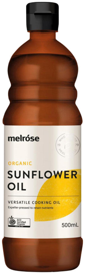 Melrose Organic Sunflower Oil 500ml
