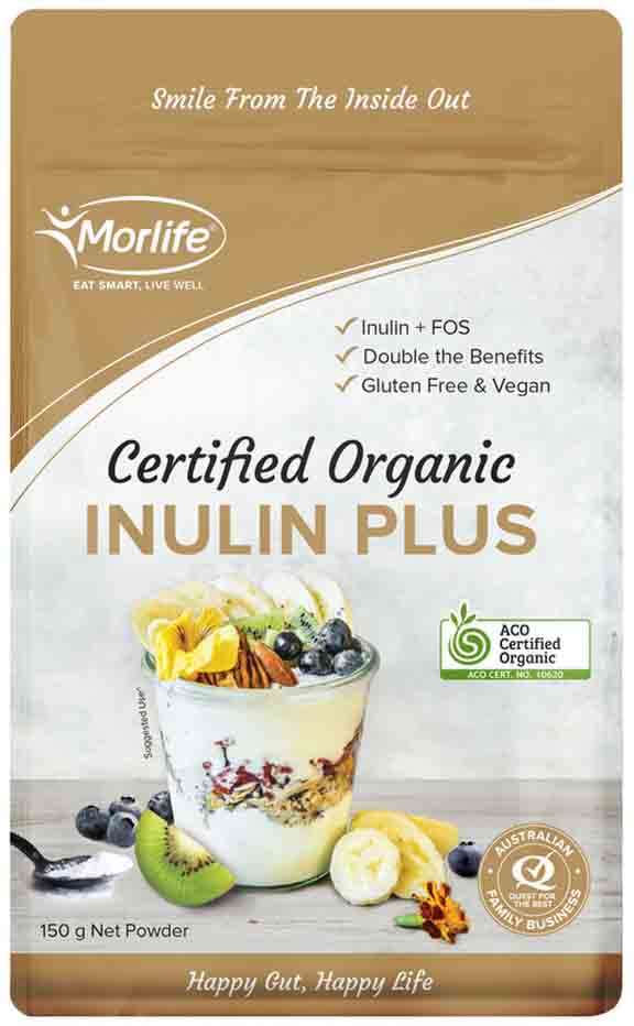 Morlife Organic Inulin Plus Powder 150g