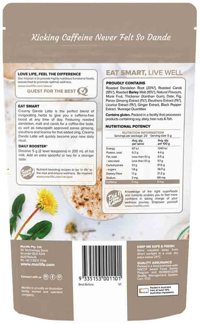 Morlife Creamy Dande Latte 100g