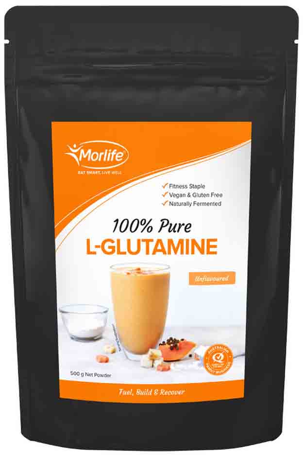 Morlife 100% Pure L-Glutamine Unflavoured 500g