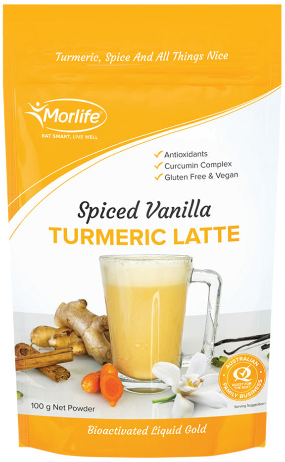 Morlife Spiced Vanilla Turmeric Latte 100g