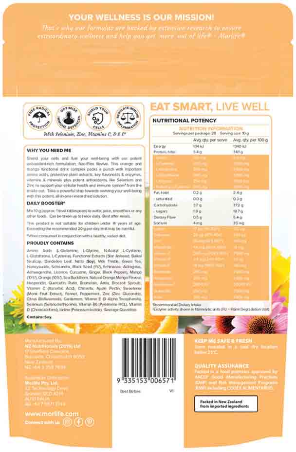 Morlife NAC-Plex Revive 200g