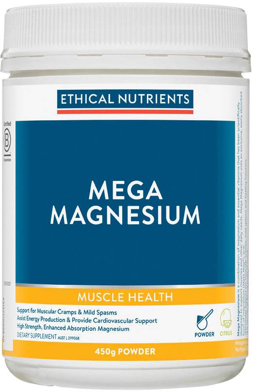Ethical Nutrients Mega Magnesium Powder Citrus – Health Co