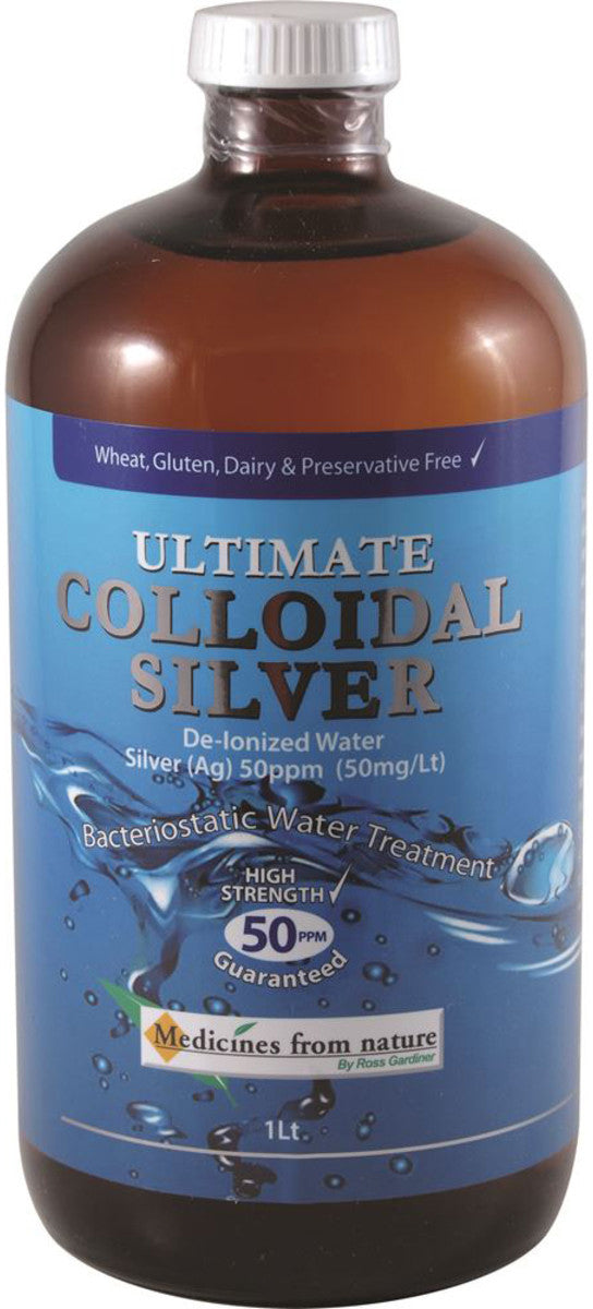 Medicines From Nature Ultimate Colloidal Silver 50ppm 1L