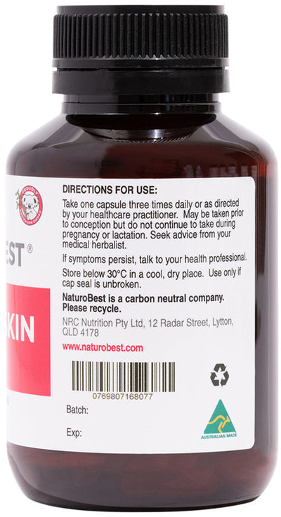 NaturoBest Cycle and Skin Support 90c