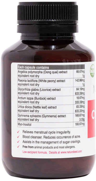 NaturoBest Cycle and Skin Support 90c