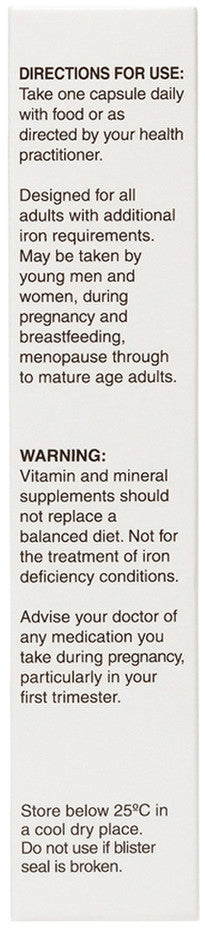 NaturoBest Iron and Brain Support 30c