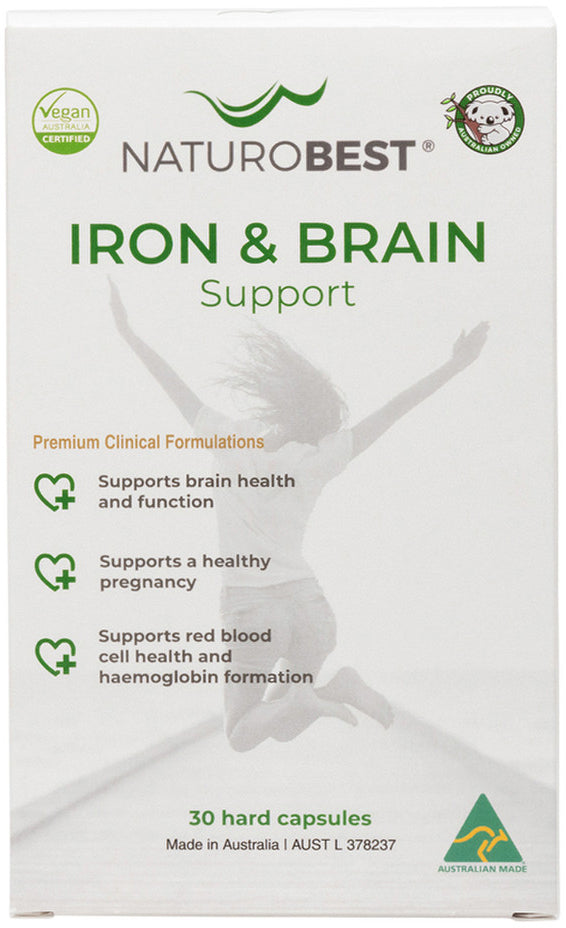 NaturoBest Iron and Brain Support 30c