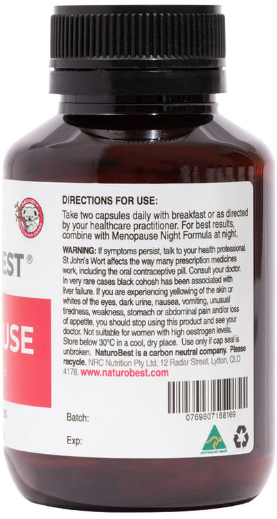 NaturoBest Menopause Day Formula 60c