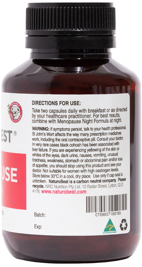 NaturoBest Menopause Day Formula 60c