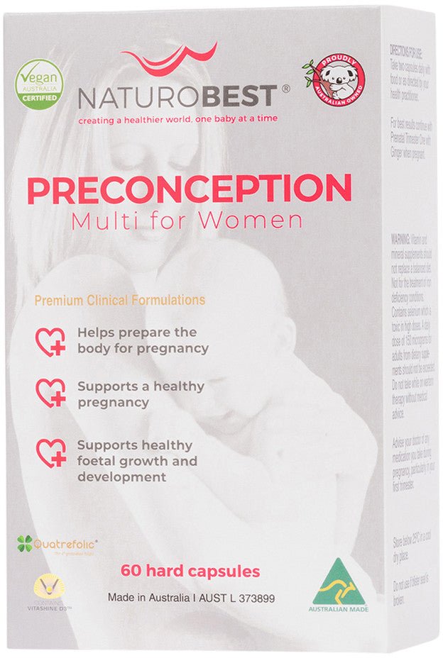 NaturoBest Preconception Multi for Women 60c