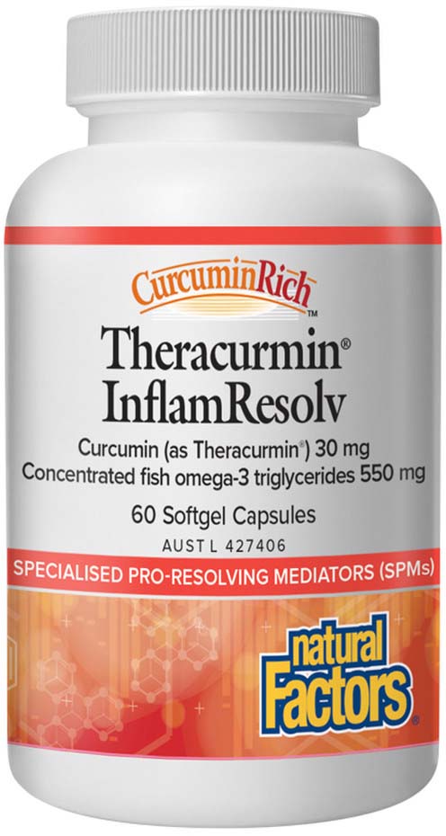 Natural Factors Theracurmin InflamResolv 60c
