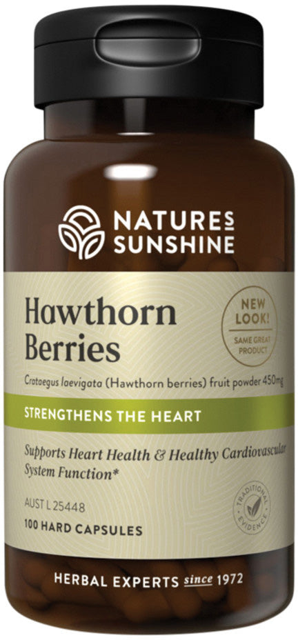 Nature Sunshine Hawthorn Berries 450mg