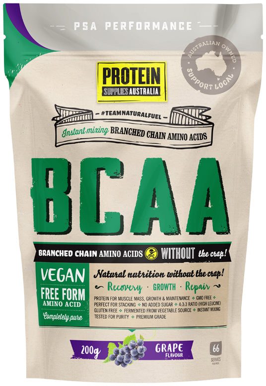 Protein Supplies Australia (Performance) BCAA Grape 200g