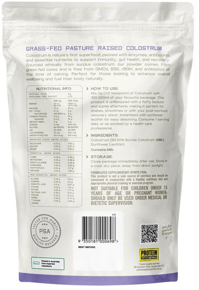 Protein Supplies Australia (Performance) Colostrum Pure 200g