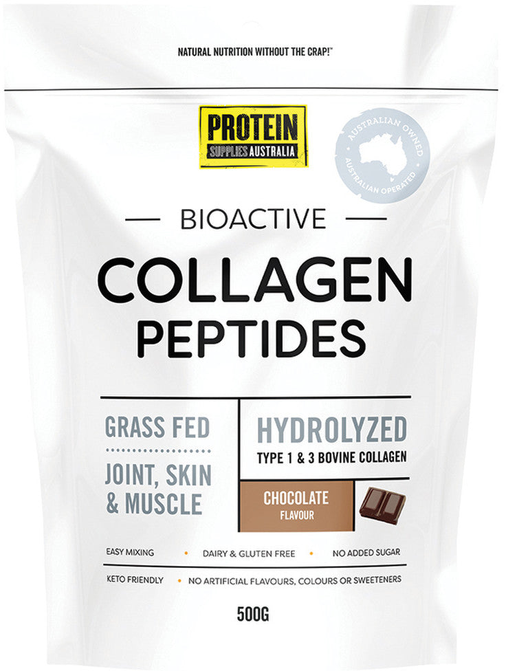 Protein Supplies Australia Collagen Peptides Chocolate 500g