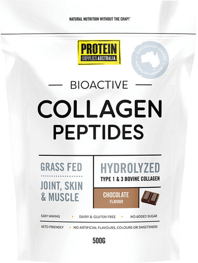 Protein Supplies Australia Collagen Peptides Chocolate 500g
