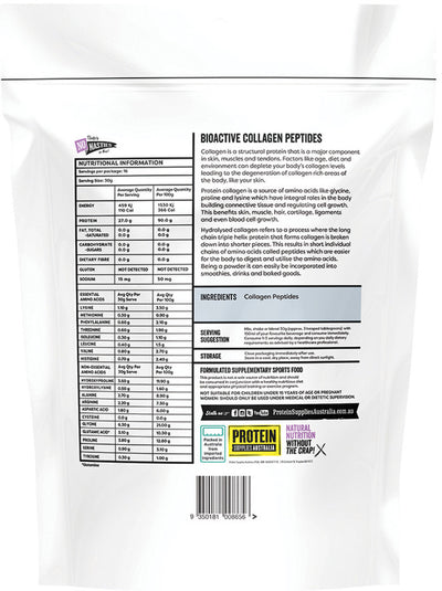 Protein Supplies Australia Collagen Peptides Pure 500g